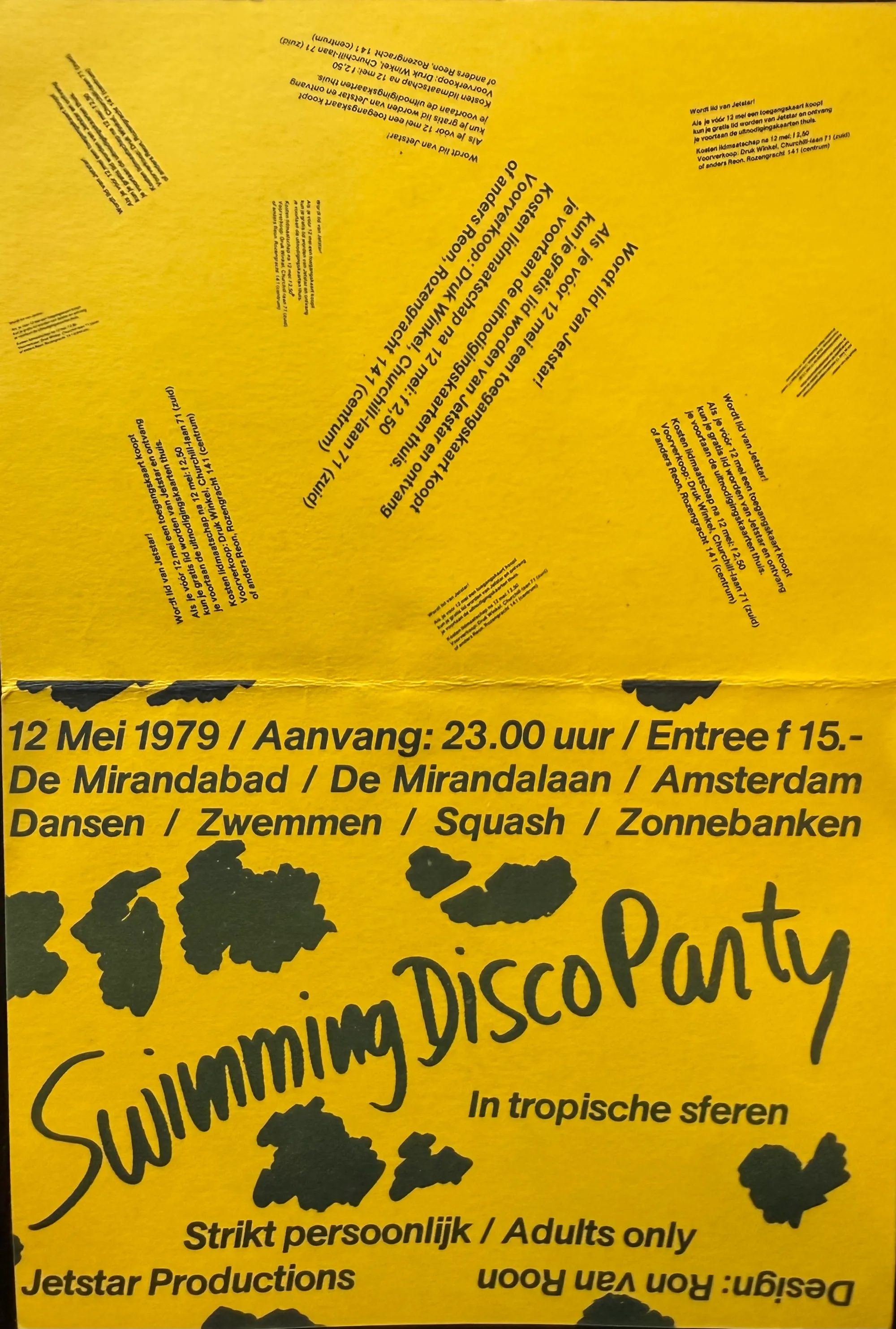 Swimming Disco Party, De Mirandabad 1979