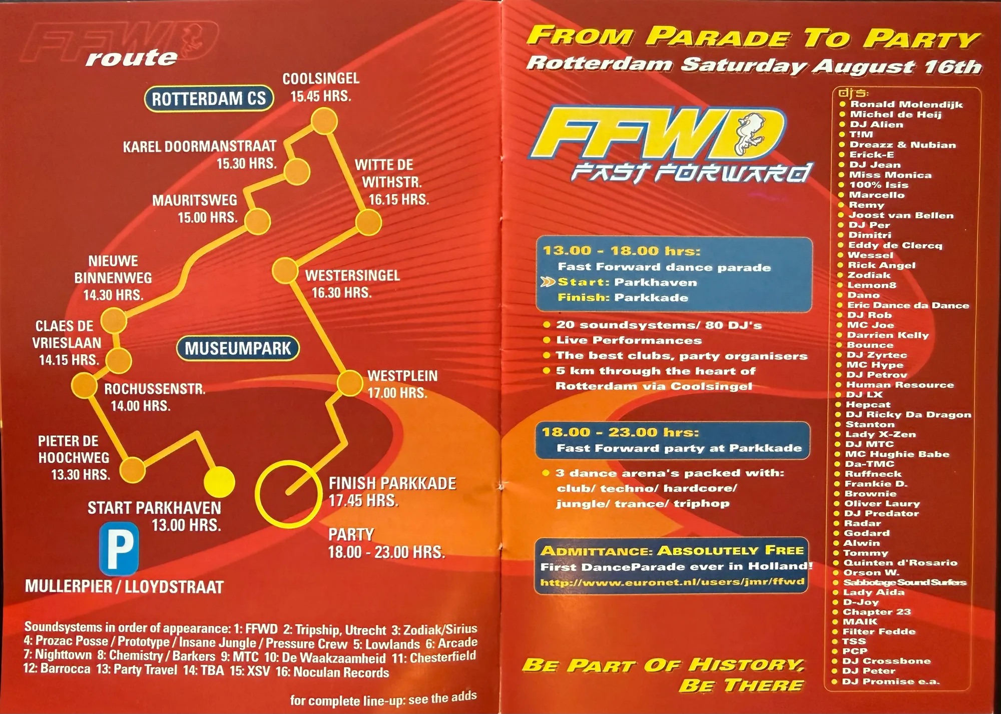 Fast Forward Dance Parade, 1997
