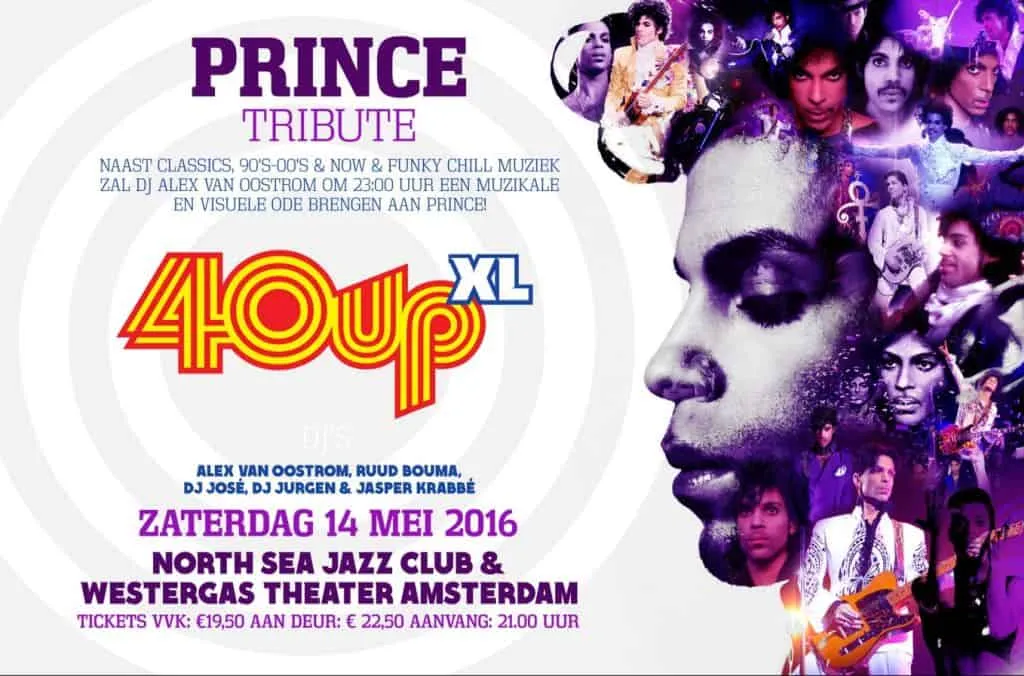 40UPXL Prince Tribute, Amsterdam 2016